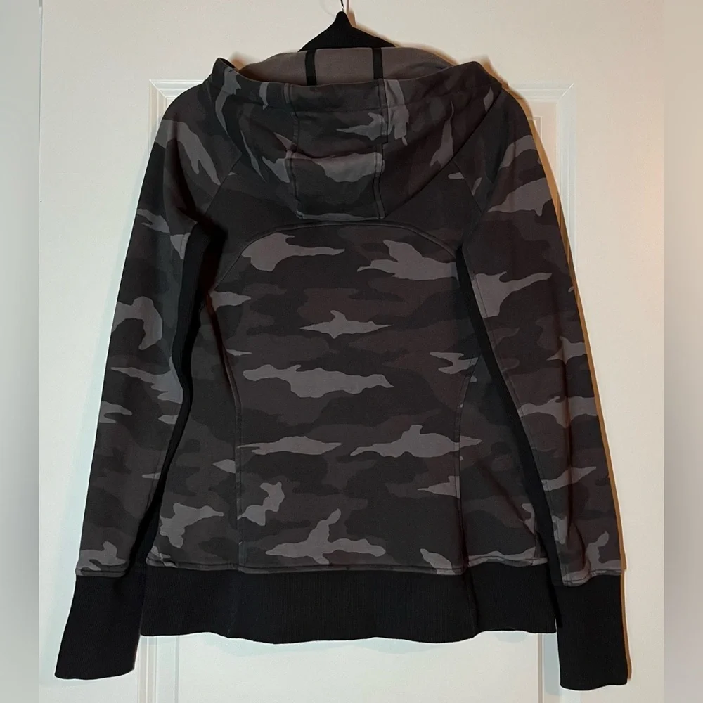 Athleta | Triumph Hoodie Camo Zip Up Jacket Size Small - Picture 3 of 8